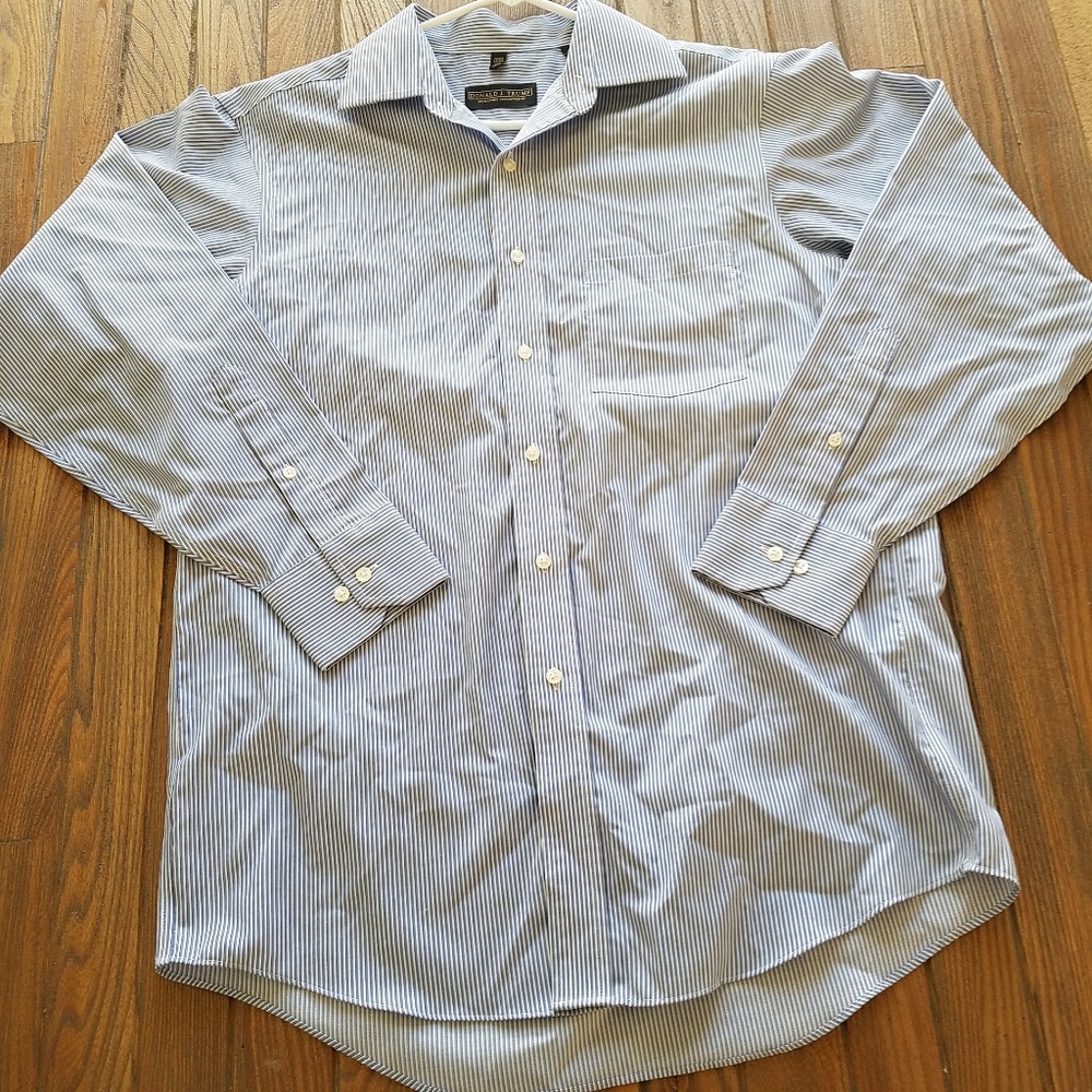 Mens Donald Trump Signature Collection Button Down